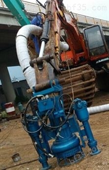 QSY挖掘机潜水泥沙泵,水利工程清淤泵