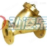 SG41W-16T黄铜法兰水过滤器,Y型黄铜过滤器,法兰水过滤器