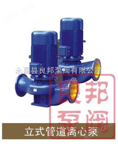 永嘉良邦泵阀*：ISG立式单级管道离心泵