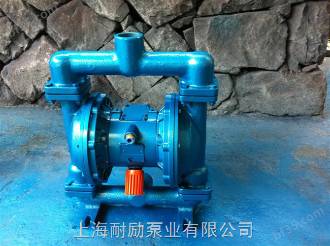 QBK型铸铁气动隔膜泵 铸铁衬四氟气动隔膜泵