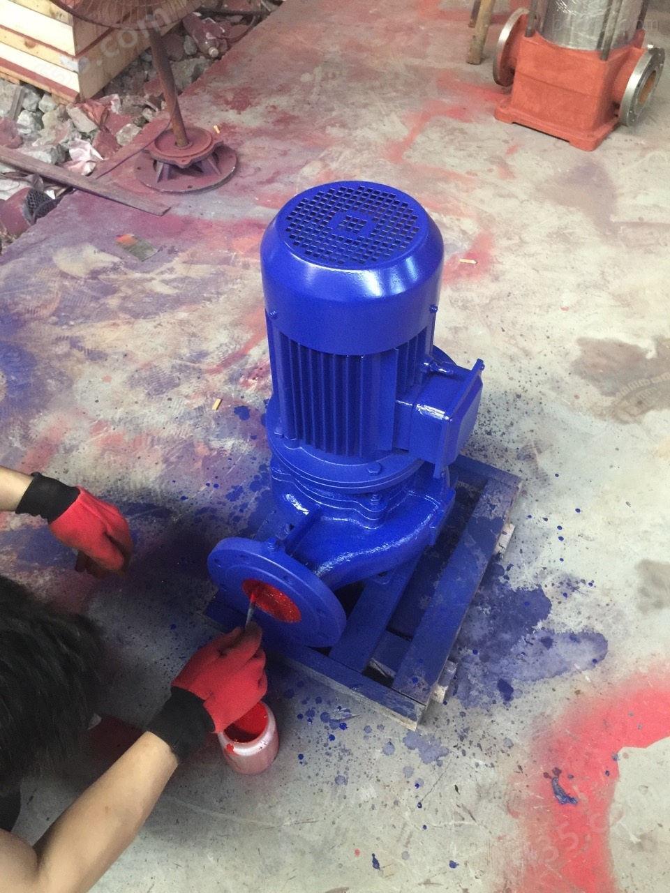 供应ISG40-160立式单级管道泵,单级管道泵,立式增压管道泵
